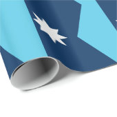 Patriotic wrapping paper with Flag of Minnesota Cadeaupapier (Rol Hoek)