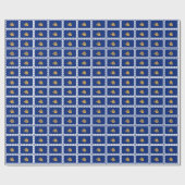 Patriotic wrapping paper with Flag of Quebec City Cadeaupapier (Vlak)