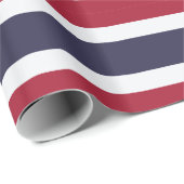 Patriotic wrapping paper with Flag of Thailand Cadeaupapier (Rol Hoek)