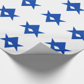Patriotic wrapping paper with Flag of Toyota City Cadeaupapier (Hoek)