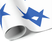 Patriotic wrapping paper with Flag of Toyota City Cadeaupapier (Rol Hoek)