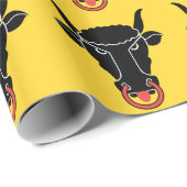 Patriotic wrapping paper with Flag of Uri Cadeaupapier (Rol Hoek)