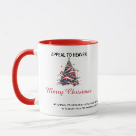 Patriotic Xmas Tree ATH1 with origin ed MUG Mok