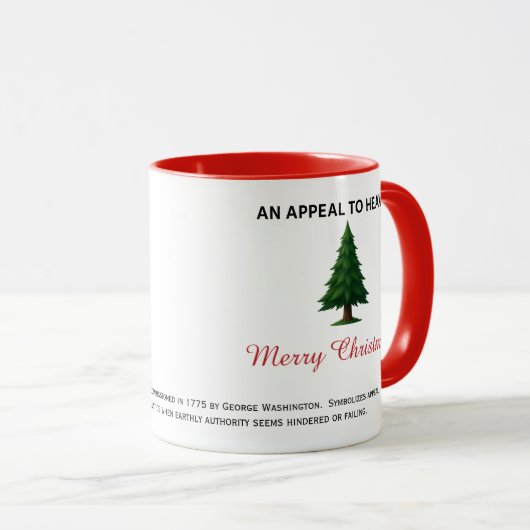 Patriotic Xmas Tree ATH1 with origin ed MUG Mok (Voorkant rechts)