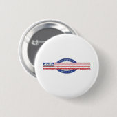Patriotic Yellowstone Montana Ronde Button 5,7 Cm (Voorkant /achterkant)