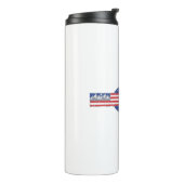Patriotic Yellowstone Montana Thermosbeker (Gedraaid links)