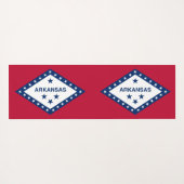 Patriotic Yoga Mats met vlag van Arkansas, Verenig Yogamat (Achterkant (horizontaal))
