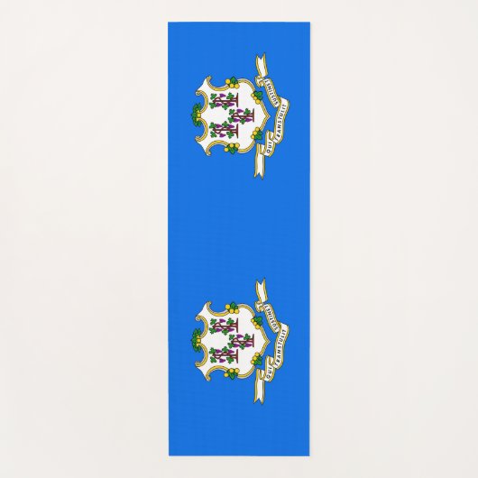 Patriotic Yoga Mats met vlag van Connecticut, Vere Yogamat (Voorkant)