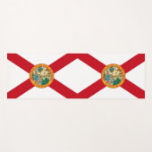 Patriotic Yoga Mats met vlag van Florida, Verenigd Yogamat (Voorkant (horizontaal))