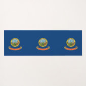 Patriotic Yoga Mats met vlag van Idaho, Verenigde  Yogamat (Achterkant (horizontaal))