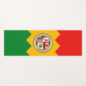 Patriotic Yoga Mats met vlag van Los Angeles, Vere Yogamat (Voorkant (horizontaal))