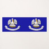 Patriotic Yoga Mats met vlag van Louisiana, Vereni Yogamat (Achterkant (horizontaal))