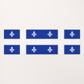 Patriotic Yoga Mats met vlag van Quebec, Canada Yogamat (Achterkant (horizontaal))