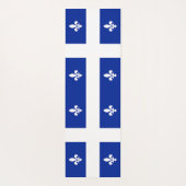 Patriotic Yoga Mats met vlag van Quebec, Canada Yogamat (Achterkant)