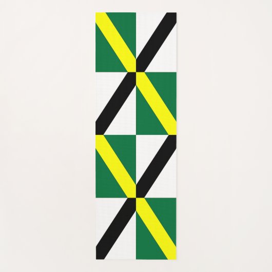 Patriotic Yoga Mats with flag of Monterey, USA Yogamat (Voorkant)