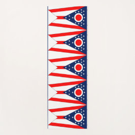 Patriotic Yoga Mats with flag of Ohio, USA Yogamat