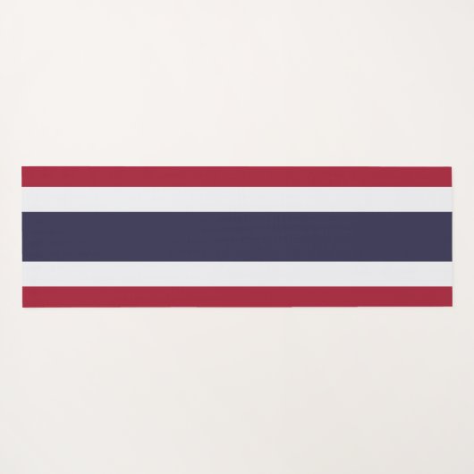 Patriotic Yoga Mats with flag of Thailand Yogamat (Achterkant (horizontaal))