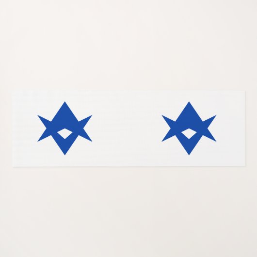 Patriotic Yoga Mats with flag of Toyota City Yogamat (Achterkant (horizontaal))