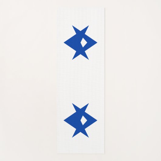 Patriotic Yoga Mats with flag of Toyota City Yogamat (Voorkant)
