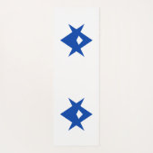 Patriotic Yoga Mats with flag of Toyota City Yogamat (Achterkant)
