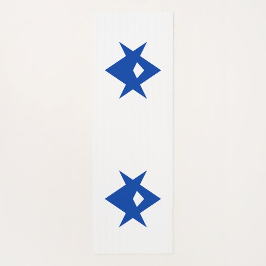 Patriotic Yoga Mats with flag of Toyota City Yogamat (Achterkant)