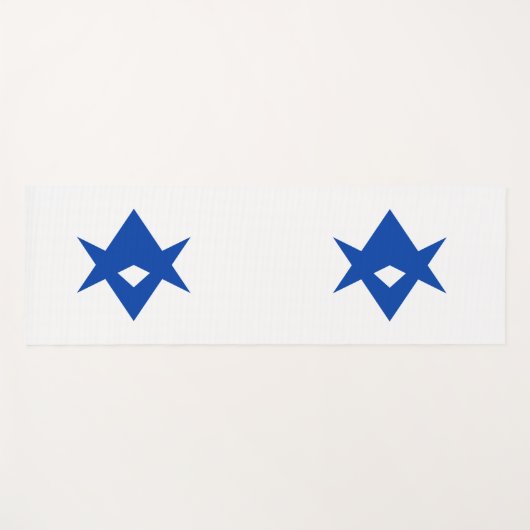 Patriotic Yoga Mats with flag of Toyota City Yogamat (Voorkant (horizontaal))