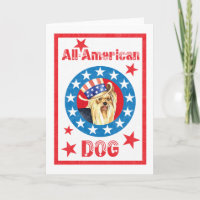 Patriotic Yorkie