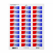 PATRIOTICA Adresetiketten Etiket (Full Sheet)