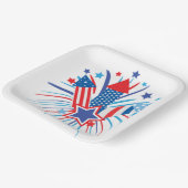 Patriotinevuurwerk Papieren Bordje (Gebogen)