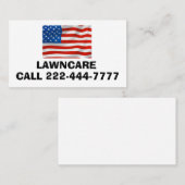 PATRIOTISCH AMERIKAANS VLAGGENS VISITEKAARTJE GEPE (Voorkant / Achterkant)