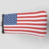 PATRIOTISCH AMERIKAANSE VLAGGPOTTER GOLF HEAD HOES GOLFHEADCOVER (Voorkant)