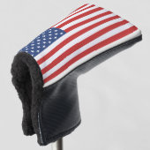 PATRIOTISCH AMERIKAANSE VLAGGPOTTER GOLF HEAD HOES GOLFHEADCOVER (3/4 voorkant)