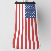 PATRIOTISCH AMERIKAANSE VLAGGPOTTER GOLF HEAD HOES GOLFHEADCOVER (Draai 90)