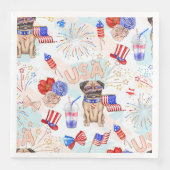 PATRIOTISCH RODE WITTE BLAUW 4 JULI SERVET (Voorkant)