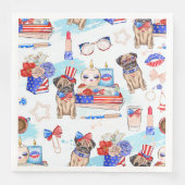 PATRIOTISCH RODE WITTE BLAUW 4 JULI SERVET (Voorkant)