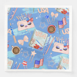 PATRIOTISCH RODE WITTE BLAUW 4 JULI SERVET