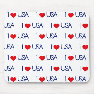 PATRIOTISCH RODE WITTE BLAUW I LIVE USA MUISMAT