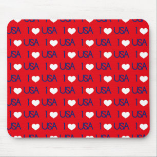 PATRIOTISCH RODE WITTE BLAUW I LIVE USA MUISMAT