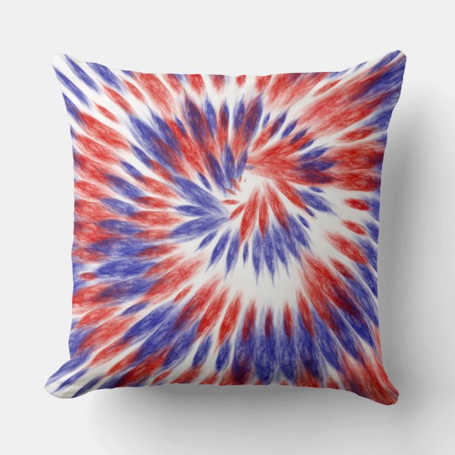 PATRIOTISCH ROOD WIT BLAUW ABSTRACT KUSSEN (Voorkant)