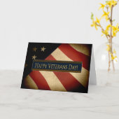 PATRIOTISCH - VETERINELDAG - ZWARE VLAG KAART (Gele Bloem)