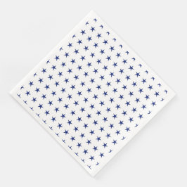 PATRIOTISCH WITTE MET BLAUWE STARS SERVET