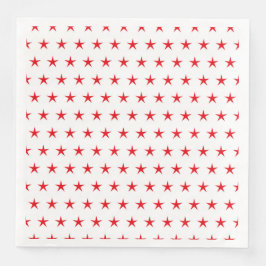 PATRIOTISCH WITTE MET RODE STARS SERVET