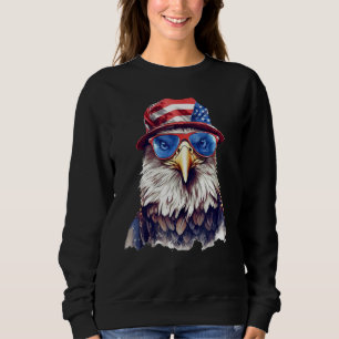 PATRIOTISCHE ADelaar 4 juli Vlag van de VS Amerika Trui