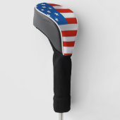 PATRIOTISCHE AMERIKAANSE VLAG GOLFHEADCOVER (Schuin)