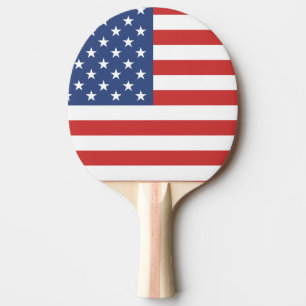 PATRIOTISCHE AMERIKAANSE VLAGGENAMERIKA PINGPONGPA TAFELTENNISBATJE
