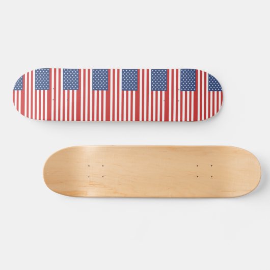 PATRIOTISCHE AMERIKAANSE VLAGGENSCHEPEN PERSOONLIJK SKATEBOARD (Horizontaal)