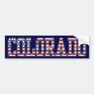 PATRIOTISCHE COLORADO-BUMPERSTICKER BUMPERSTICKER