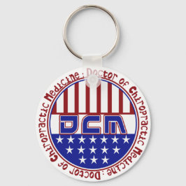 PATRIOTISCHE DCM ARTS VAN CHIROPRAKTISCH GENEESMID SLEUTELHANGER