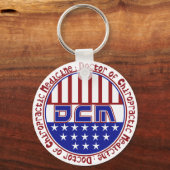 PATRIOTISCHE DCM ARTS VAN CHIROPRAKTISCH GENEESMID SLEUTELHANGER (Voorkant)