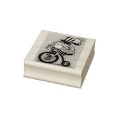 PATRIOTISCHE FROG OP BIKE, 4E VAN JULY RUBBER STEM RUBBERSTEMPEL (Stempel)